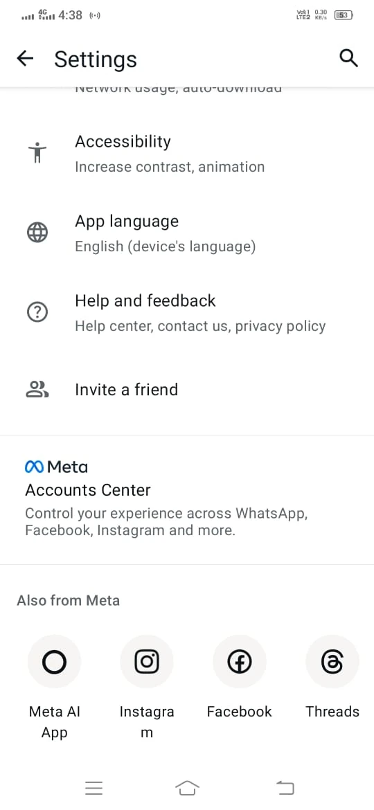 Hide Blue Ticks GB WhatsApp screenshot